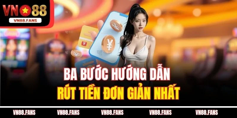 Rút Tiền VN88 - Cách Rút Siêu Tốc, An Toàn Cho Người Chơi 2 Ba bước hướng dẫn rút tiền đơn giản nhất